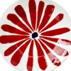 Store Very Groovy Red Flower Appetizer Plate 7" - cozylivehome.com | we sell a wide range of comfortable household items Shop All