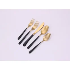 Sale VF860GB Matte Gold with Black Handles - Service for 4 - cozylivehome.com | we sell a wide range of comfortable household items Shop All