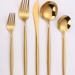 Outlet VF-15-VGVera, Mirror Gold, 18/10 Flatware, 20 Pc Set, Service For 4 - cozylivehome.com | we sell a wide range of comfortable household items Shop All