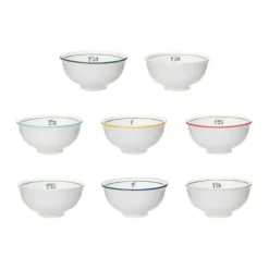 Sale Vintage Stoneware Bowl w/ Colored Rim 4.8" - cozylivehome.com | we sell a wide range of comfortable household items Shop All