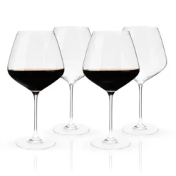 Cheap VISKI BURGUNDY GLASSES SET OF 4 - cozylivehome.com | we sell a wide range of comfortable household items Shop All