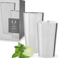 Online Viski Stainless Shaker Tin Set - cozylivehome.com | we sell a wide range of comfortable household items Shop All