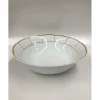 Outlet VL-4110-SVBG Menuet , White, Gold Band, 10'' Serving Bowl - 10'' Serving Bowl - cozylivehome.com | we sell a wide range of comfortable household items Serveware