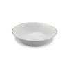 Hot VL-5390-SVBG Ophelia Gold, White, 9'' Serving Bowl - cozylivehome.com | we sell a wide range of comfortable household items Giftware