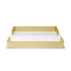 Shop VST4591 Acrylic Rect. Tray with Gold Sides, 17.75"L x 11.75"W - cozylivehome.com | we sell a wide range of comfortable household items Shop All