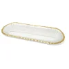 Shop VT3249 Glass Oval Tray with Gold Rim - cozylivehome.com | we sell a wide range of comfortable household items Giftware