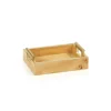 Cheap VT-1332 Leiden Burl Wood Rectangular All Purpose / Napkin Tray with Gold Handles - cozylivehome.com | we sell a wide range of comfortable household items Shop All