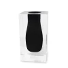Cheap VV5048 Double Wall Crystal Bud Vase Colored Inner Black - cozylivehome.com | we sell a wide range of comfortable household items Giftware