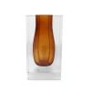Online VV5049 Double Wall Crystal Bud Vase Amber Inner - cozylivehome.com | we sell a wide range of comfortable household items Giftware