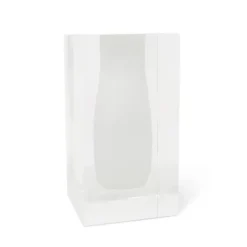 Shop VV5046 Double Wall Crystal Bud Vase White Inner - cozylivehome.com | we sell a wide range of comfortable household items Giftware