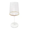 Best Sale VWN3904 Wine Glasses with Gold Bottom Rim - cozylivehome.com | we sell a wide range of comfortable household items Shop All