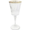 Clearance VWR4364 Set of 6 Water Glasses with Linear Design and Gold Rim - cozylivehome.com | we sell a wide range of comfortable household items Shop All