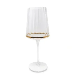 Fashion VWR3905 Water Glasses with Gold Bottom Rim - cozylivehome.com | we sell a wide range of comfortable household items Shop All