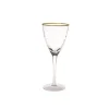 Sale WAG854 Hammered Wine Glass with Gold Rim - cozylivehome.com | we sell a wide range of comfortable household items Shop All