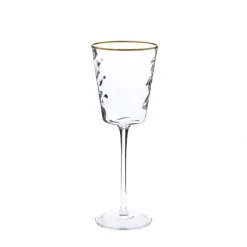 New WAG1049 Pebble Glass Water Glasse w Gold Rim - cozylivehome.com | we sell a wide range of comfortable household items Shop All