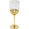 Sale WAG3754 Water Glasses with Gold Dipped Bottom - 3"D x 8.75"H - cozylivehome.com | we sell a wide range of comfortable household items Shop All