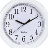 Shop WALL CLOCK,8" ROUND-WHITE - cozylivehome.com | we sell a wide range of comfortable household items Shop All