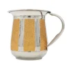 Clearance WC875 Wash Cup Stainless Steel With Gold Glitter vertical Stripes - 5.5"H - cozylivehome.com | we sell a wide range of comfortable household items Shop All