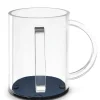 Shop WCB Clear Lucite Washing Cup with Smoke Blue Bottom and Clear Handles 4” Diameter and 5” Height - cozylivehome.com | we sell a wide range of comfortable household items Shop All