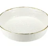 Clearance 1904-WG Round Service Dish With Gold Trim - cozylivehome.com | we sell a wide range of comfortable household items Giftware