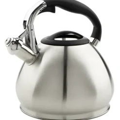 Hot WHISTLING KETTLE ENCAPSULATED 3.4L ONE TOUCH SATIN FINISH Induction bottom - cozylivehome.com | we sell a wide range of comfortable household items Housewares