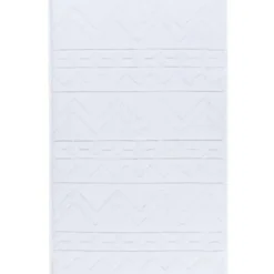Fashion White Jacquard Bathmat - cozylivehome.com | we sell a wide range of comfortable household items Shop All