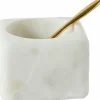 Clearance White Marble Bowl W/ Brass Spoon - cozylivehome.com | we sell a wide range of comfortable household items Shop All