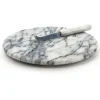 Flash Sale White Marble Cheese Board & Knife Set - cozylivehome.com | we sell a wide range of comfortable household items Shop All