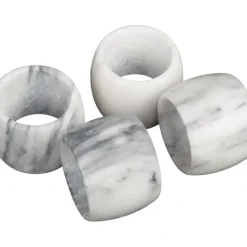 Fashion WHITE MARBLE NAPKIN RING - cozylivehome.com | we sell a wide range of comfortable household items Shop All