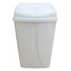 Fashion 1662White Plastic Swing Trash Bin 50 Liter, White - cozylivehome.com | we sell a wide range of comfortable household items Housewares