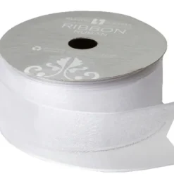 Sale White Ribbon - Fancy Wired 1 3/8" - cozylivehome.com | we sell a wide range of comfortable household items Giftware