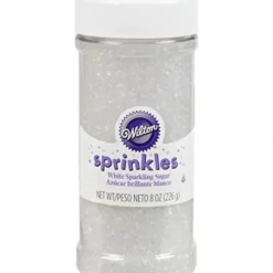 Best Sale WHITE SPARKLING SUGARS 8 OZ - cozylivehome.com | we sell a wide range of comfortable household items Foods