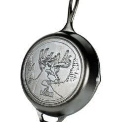 Shop Wildlife Series Cast Iron Deer Skillet 10.25" - cozylivehome.com | we sell a wide range of comfortable household items Shop All