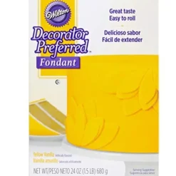 Hot Wilton - DP YELLOW FONDANT 24OZ - cozylivehome.com | we sell a wide range of comfortable household items Foods