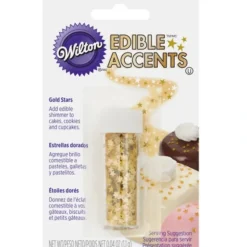 Online Wilton Edible Gold Glitter Star Sprinkles, 0.4 oz. - cozylivehome.com | we sell a wide range of comfortable household items Foods