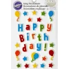 Clearance Wilton Happy Birthday Icing Decorations, 0.8 oz. - cozylivehome.com | we sell a wide range of comfortable household items Foods