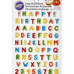 Cheap Wilton Happy Birthday Letters and Numbers Icing Decorations, 68-Count - cozylivehome.com | we sell a wide range of comfortable household items Foods