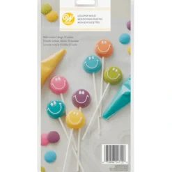 Shop Wilton Lollipop 10-Cavity Mold, Smiley Faces - cozylivehome.com | we sell a wide range of comfortable household items Shop All