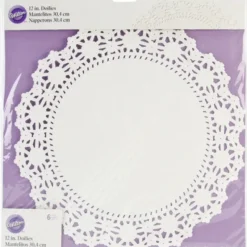 Cheap Wilton Paper Doilies for Cake Decorating, 12 inch Round, White, 6-Count - cozylivehome.com | we sell a wide range of comfortable household items Shop All