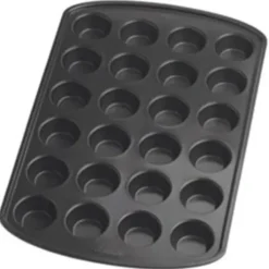 Flash Sale Wilton Perfect Results Premium Non-Stick Mini Muffin and Cupcake Pan, 24-Cavity - cozylivehome.com | we sell a wide range of comfortable household items Shop All