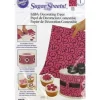 Fashion Wilton Pink/Black Scrolls Sugar Sheet - cozylivehome.com | we sell a wide range of comfortable household items Foods