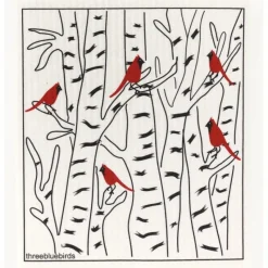 Outlet WINTER CARDINALS SWEDISH DISHCLOTH - cozylivehome.com | we sell a wide range of comfortable household items Shop All