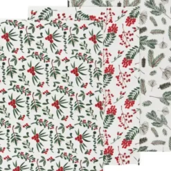 Best Winterberry Bakers Floursack Dishtowels Set -3 - cozylivehome.com | we sell a wide range of comfortable household items Shop All