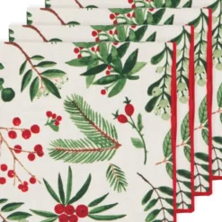 Flash Sale Winterberry Printed Napkins Set-4 - cozylivehome.com | we sell a wide range of comfortable household items Shop All