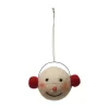 Hot Wool Felt Snowman Head Ornament w/ Earmuffs - cozylivehome.com | we sell a wide range of comfortable household items Shop All