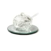 Outlet X2583 Small Crystal Honey Dish with Coaster - cozylivehome.com | we sell a wide range of comfortable household items Shop All